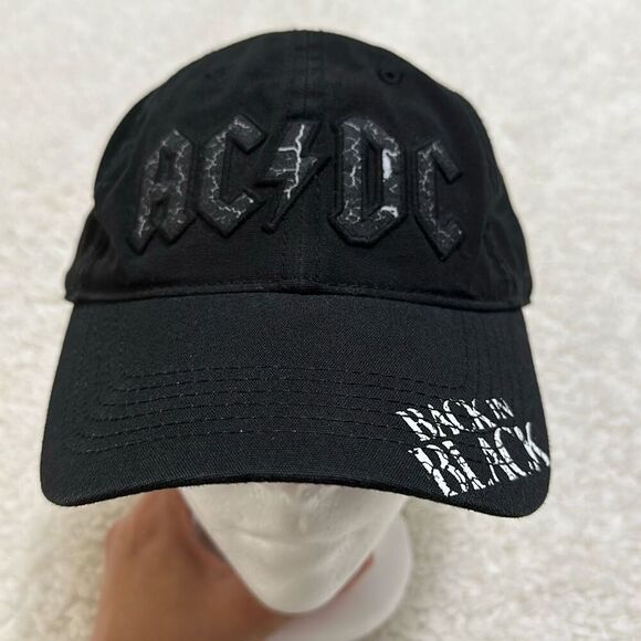 AC/DC Back in Black Hat 100% Cotton - Picture 1 of 9